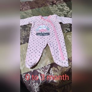 0 to 3 month baby girl lot